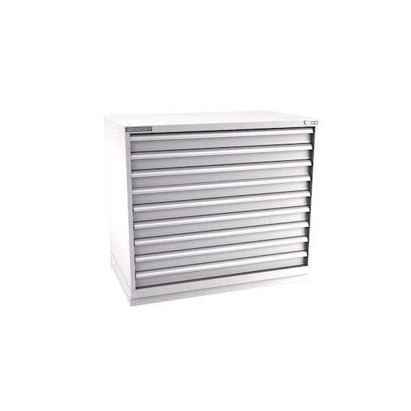 Champion Tool Storage Modular Drawer Cabinet, 9 Drawer, Light Gray, Steel, 47 in W x 28-1/2 in D x 41-3/4 in H E18000901ILCFTB-LG - main